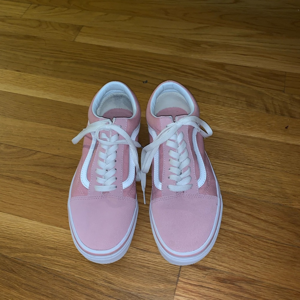 old school pink vans size 9